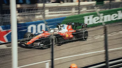 F1 de Charles Leclerc à Monaco vue depuis un yacht